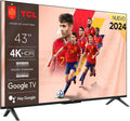 Telewizor Smart TV TCL – 43P61B, 43 cali, Czarny, oświetlenie LED – telewizor, Google 43P61B Smart TV, 4K UHD, 43P61B 43 'LED UltraHD 4K HDR Google TV